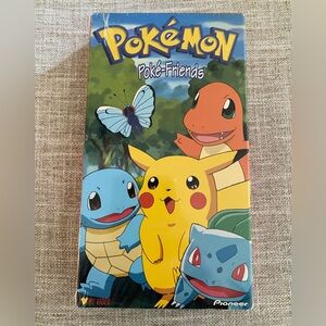 Vintage 1998 Poke-Friends Pokémon VHS New Factory Sealed Pioneer